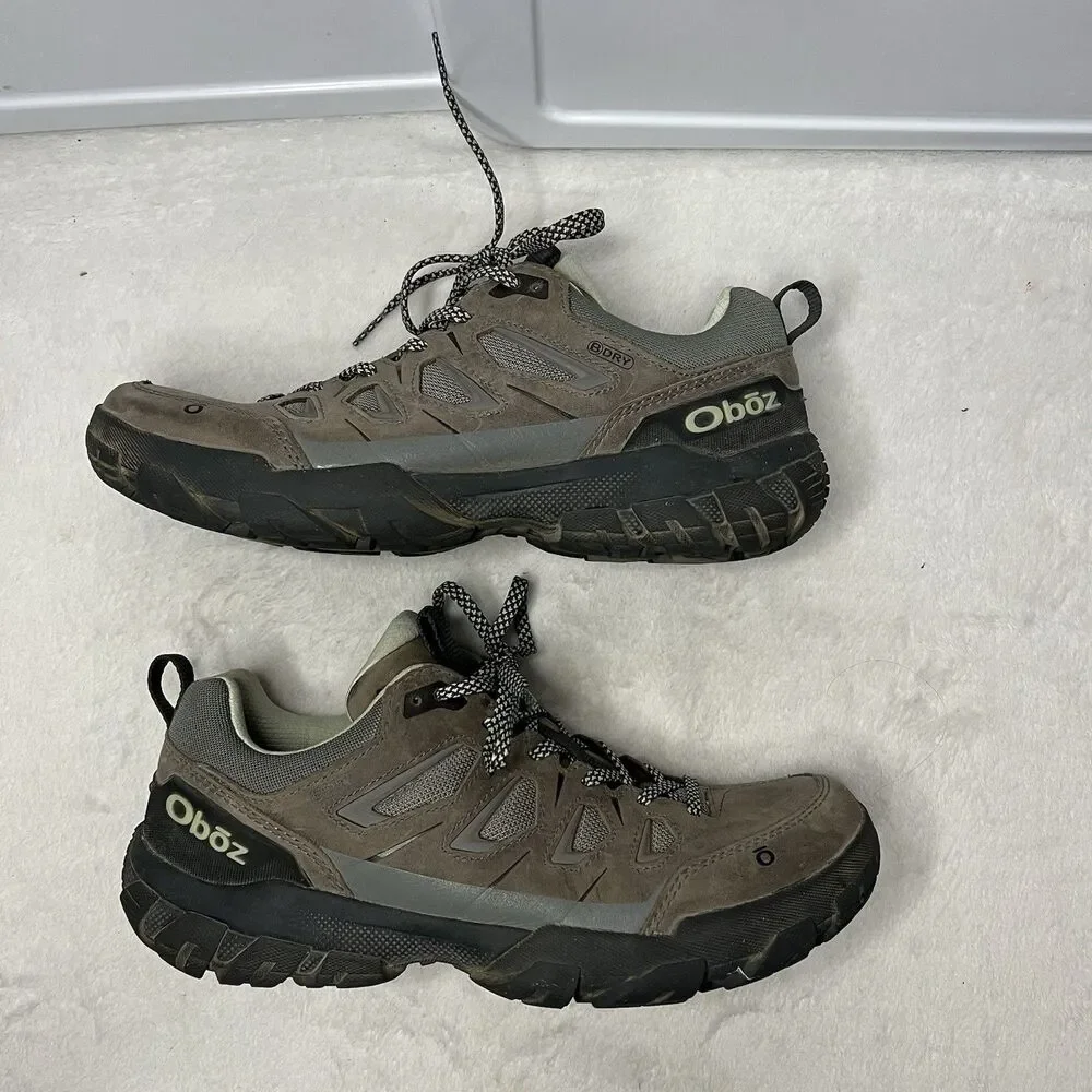 Oboz Womens Sawtooth X Low Cordura Fabric Gray Size 9.5 Hiking BDry Comfort